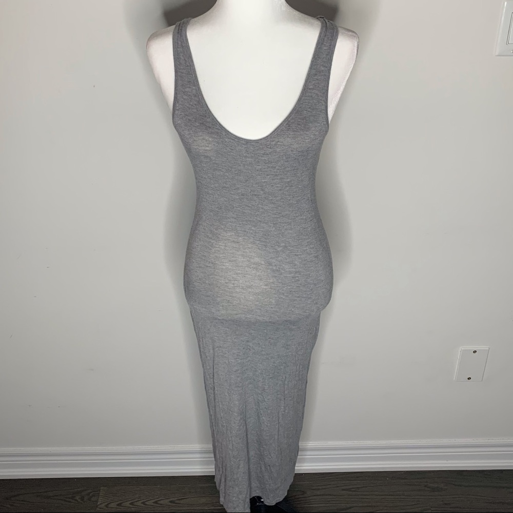 Grey maxi dress
